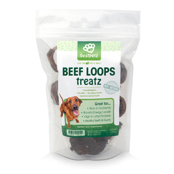 100% Pure Beef Loops Chewing Treats 250g